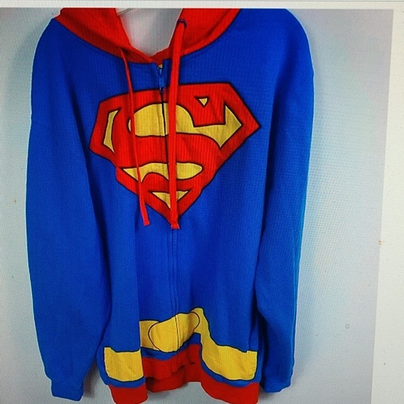 DC Comics Other - DC Comics Superman Hoodie Sweatshirt size 14